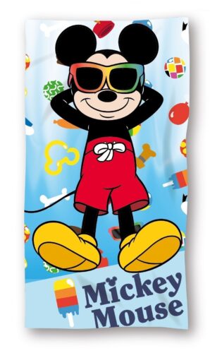 Dětská bavlněná osuška ROBIN Mickey Mouse 70x140 cm modrá Dětská bavlněná osuška ROBIN Mickey Mouse 70x140 cm modrá