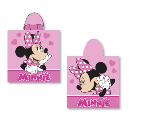 Dětské bavlněné pončo RIKKI Minnie 55x110 cm růžové Dětské bavlněné pončo RIKKI Minnie 55x110 cm růžové