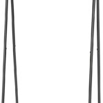 Šatní vešiak Loft 153 cm čierny