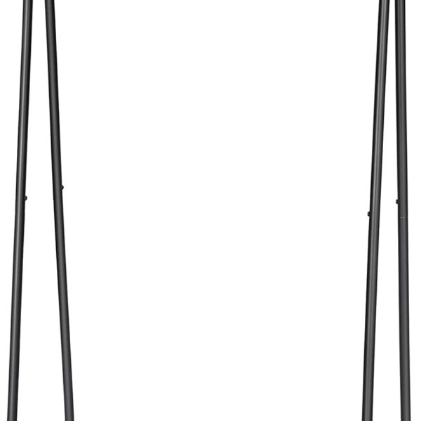 Šatní vešiak Loft 153 cm čierny