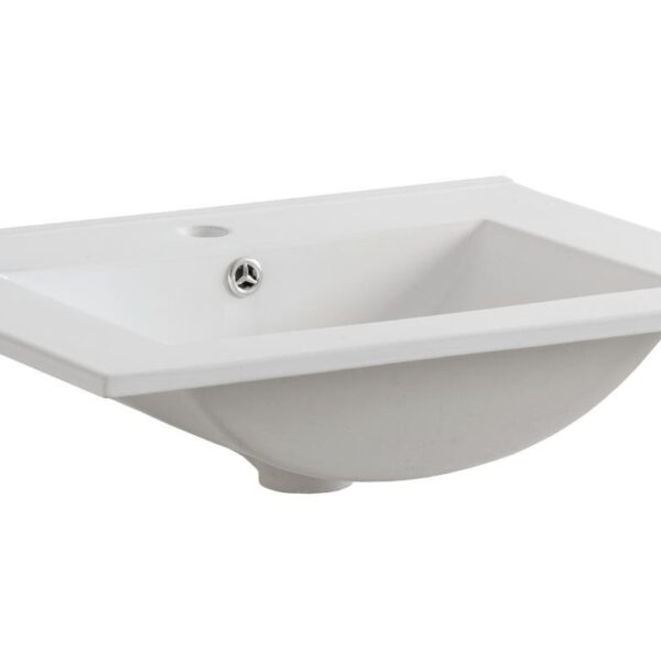 ArtCom Keramické umývadlo CFP LAVA 60D | biely lesk 60 cm