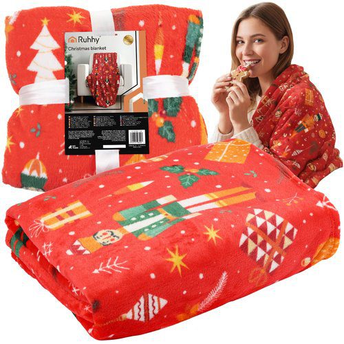 Flanelová vianočná deka RUHHY 26607 – 150×200 cm Flanelová vianočná deka RUHHY 26607 – 150×200 cm