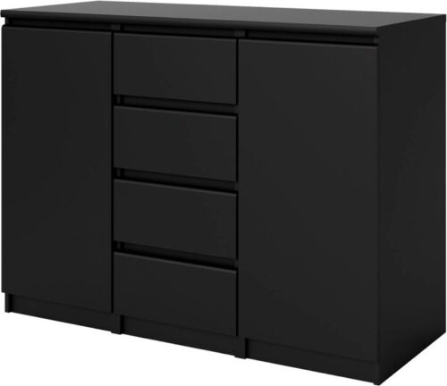 Komoda Simplicitous VI čierna mat Komoda Simplicitous VI čierna mat