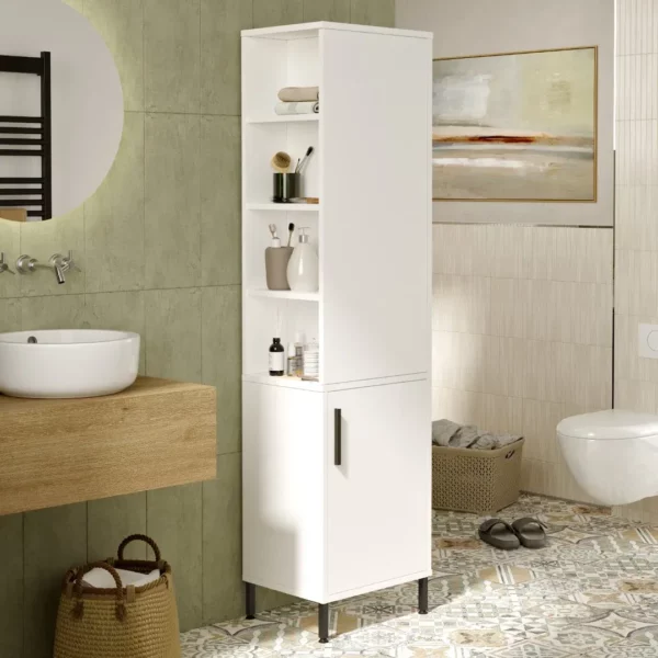 Kúpeľňová skrinka Houseland Vitale 01 biela