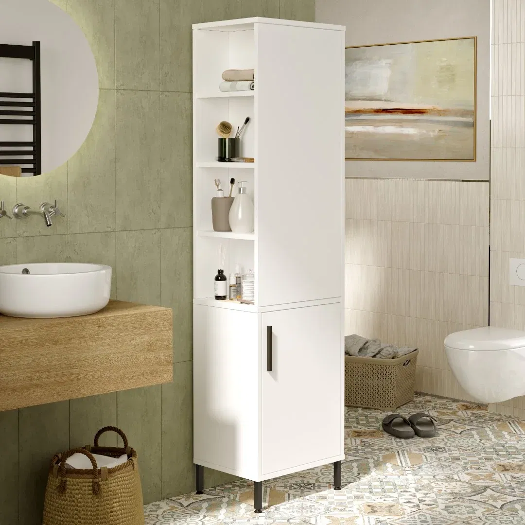 Kúpeľňová skrinka Houseland Vitale 01 biela Kúpeľňová skrinka Houseland Vitale 01 biela