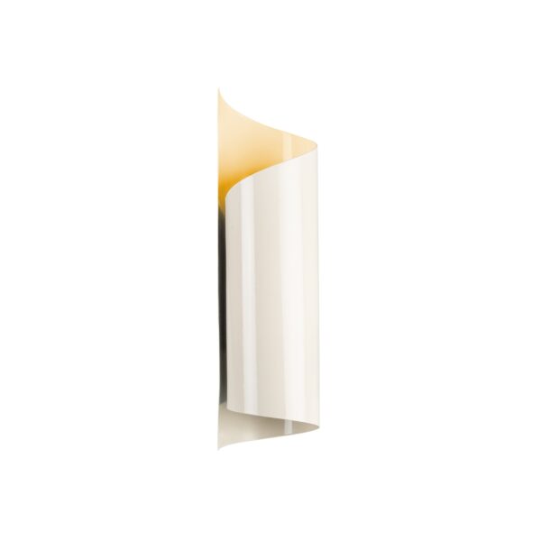 Nástěnná lampa Creama krémová