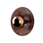 Nástěnná lampa Kurt 38 cm měděná
