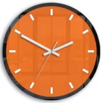 Nástěnné hodiny Rolo 30 cm oranžové