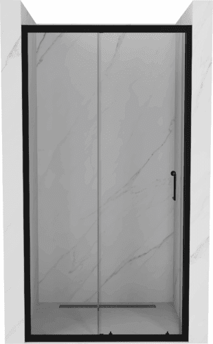 Sprchové dvere MEXEN Apia 110cm čierne Sprchové dvere MEXEN Apia 110cm čierne