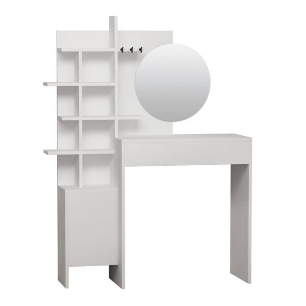 Toaletný stolík MUP 105 cm biely