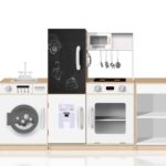 Veľká drevená kuchyňa Ecotoys Laia biela