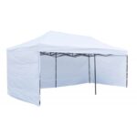 Zahradý párty stan 3x6m 3 steny - bíelý