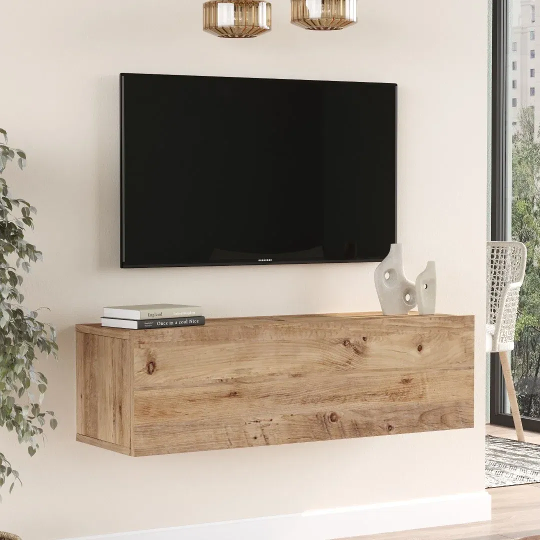 Závesný TV stolík Houseland Fullio borovica Atlantic Závesný TV stolík Houseland Fullio borovica Atlantic