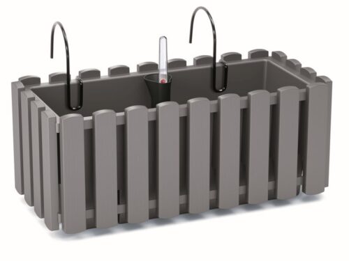 Závesný kvetináč BOARDEE FENCYCASE W sivý Závesný kvetináč BOARDEE FENCYCASE W sivý
