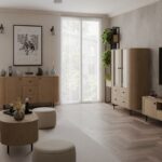 ArtLemp Vitrína VAOLIA 1F2S  | dub cremona