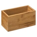 Bambusový úložný box PUDY hnedý