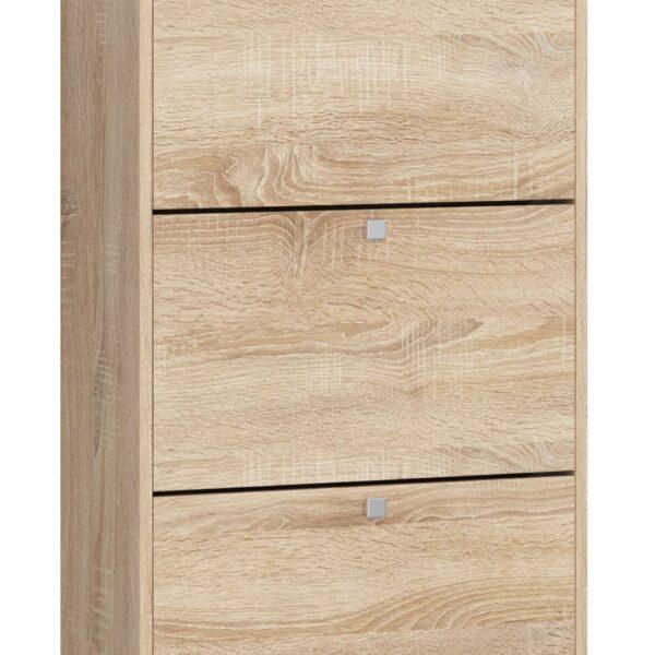 Botník Marienne 60 cm - 3 dvierka dub sonoma