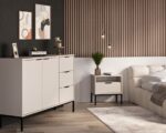 Elvisia Nočný stolík AUSTIN | cashmere