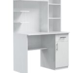 JONAS PC stolík E6-biele drevo-pravé