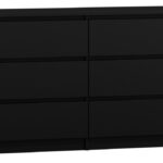 Komoda MALWA M6 140 cm černá