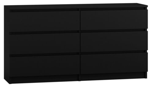 Komoda MALWA M6 140 cm černá Komoda MALWA M6 140 cm černá