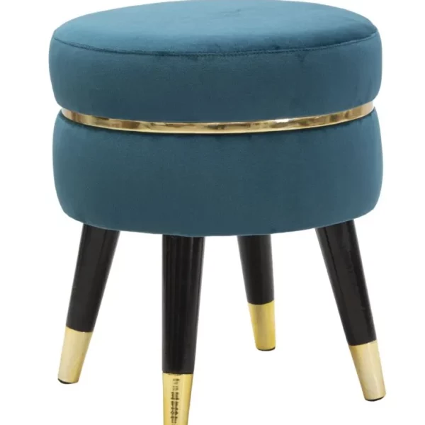 Taburet PARIS 35 cm tyrkysový