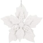 Vianočná ozdoba 12 cm SPRINGOS CA0776 - kvet