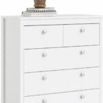 Komoda THREE REE 82 cm biela