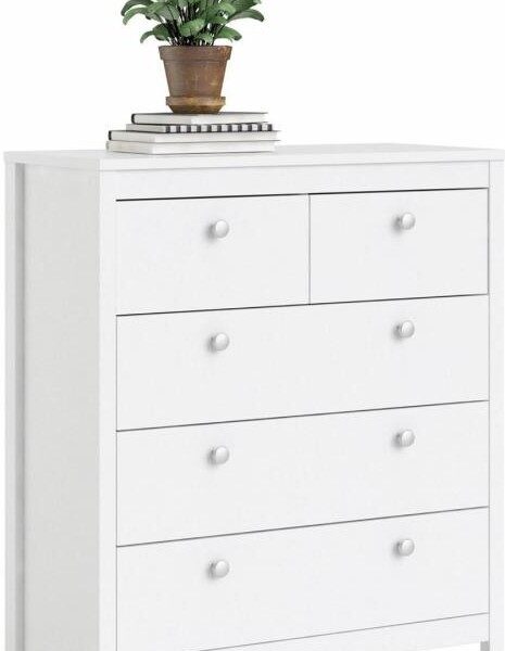 Komoda THREE REE 82 cm biela