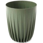 Květináč STRIPPED ECO VII 19 cm zelený