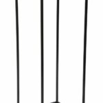 Květinový stojan Charr 70 cm černý