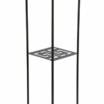 Moderný stojan na kvetináč Labyrint 100 cm ČIERNY