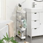 Pojazdný regál SONGMICS KSC08WT – Obrázok 2