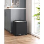 Recyklačný odpadkový kôš SONGMICS  LTB30BK – Obrázok 2