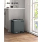 Recyklačný odpadkový kôš SONGMICS LTB30GS – Obrázok 2