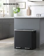 Recyklačný odpadkový kôš SONGMICS LTB48BK – Obrázok 2