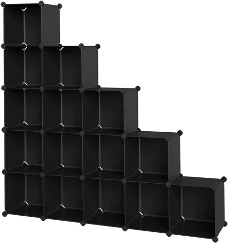 Regál CUBE čierny Regál CUBE čierny