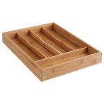 Bambusový organizér na příbory SORTES 25x34 cm hnědý