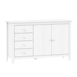 Komoda 2 dvere + 4 zásuvky TORINO biela