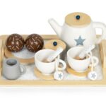 Detská čajová súprava TEA ECOTOYS 17 ks viacfarebná