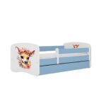 Detská postieľka Babydreams Bambi modrá