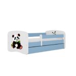 Detská postieľka Babydreams panda modrá