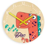 Detské nástenné hodiny Ami Dinosaurus 30 cm viacfarebné