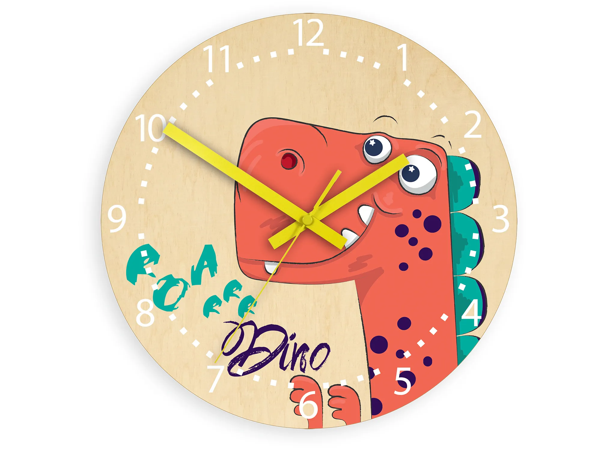 Detské nástenné hodiny Ami Dinosaurus 30 cm viacfarebné Detské nástenné hodiny Ami Dinosaurus 30 cm viacfarebné