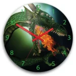 Detské nástenné hodiny Ami Dragon 30 cm viacfarebné
