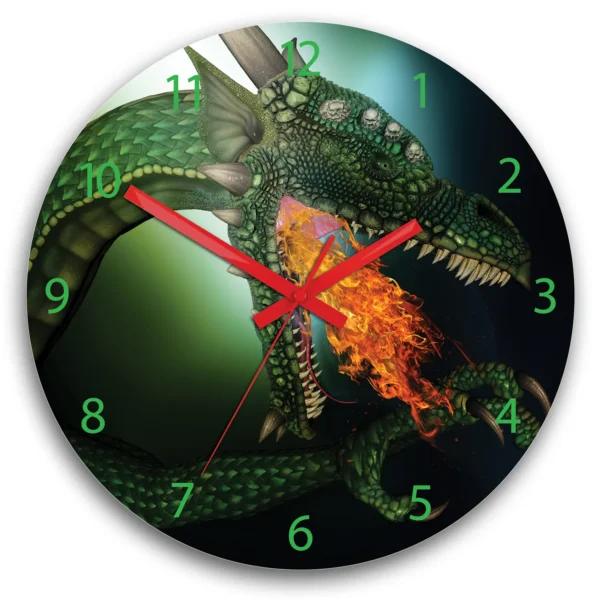 Detské nástenné hodiny Ami Dragon 30 cm viacfarebné