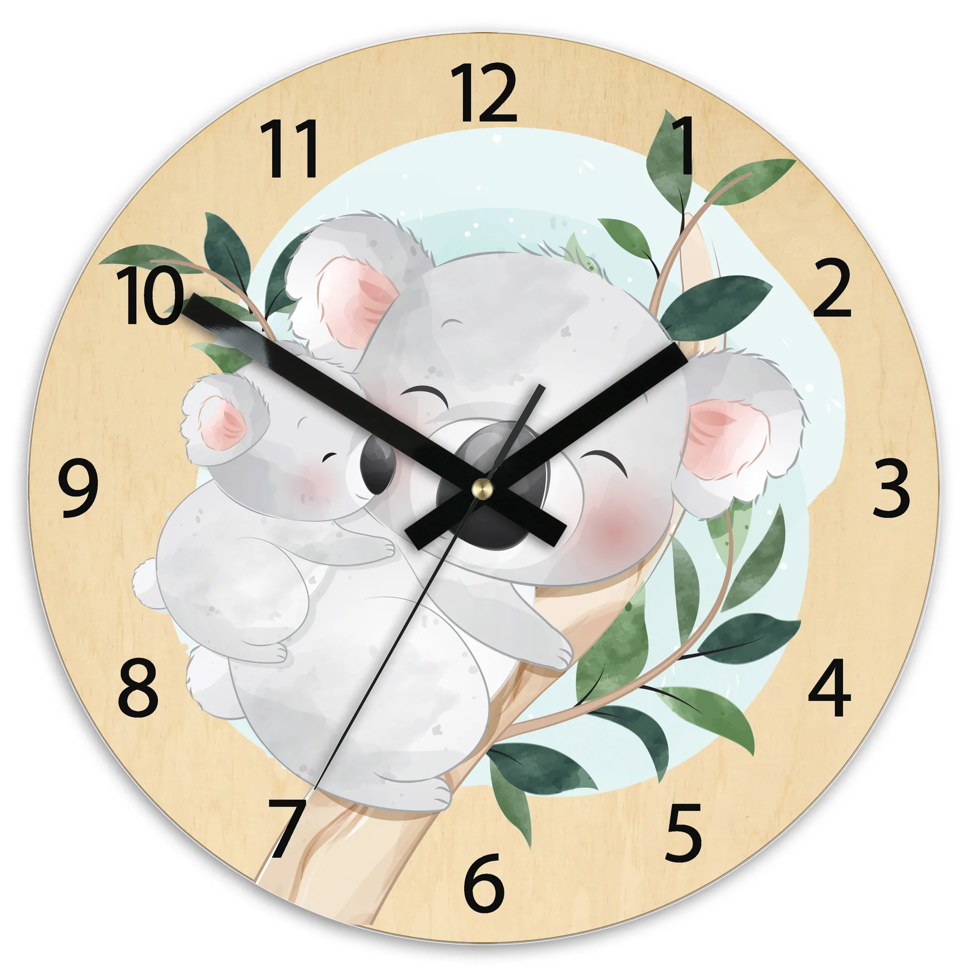 Detské nástenné hodiny Ami Koala 30 cm viacfarebné II Detské nástenné hodiny Ami Koala 30 cm viacfarebné II