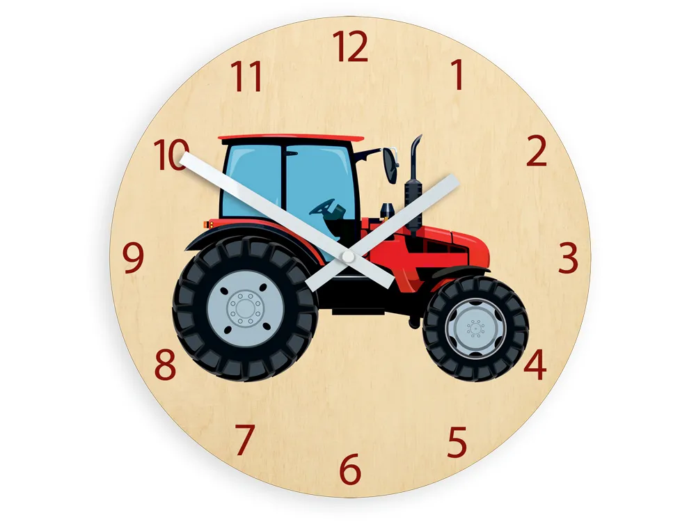 Detské nástenné hodiny Ami Traktor 30 cm viacfarebné Detské nástenné hodiny Ami Traktor 30 cm viacfarebné