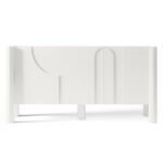Dizajnová komoda Lunaria 160 cm biela