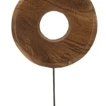 Drevená dekorácia Dorat 58 cm hnedá